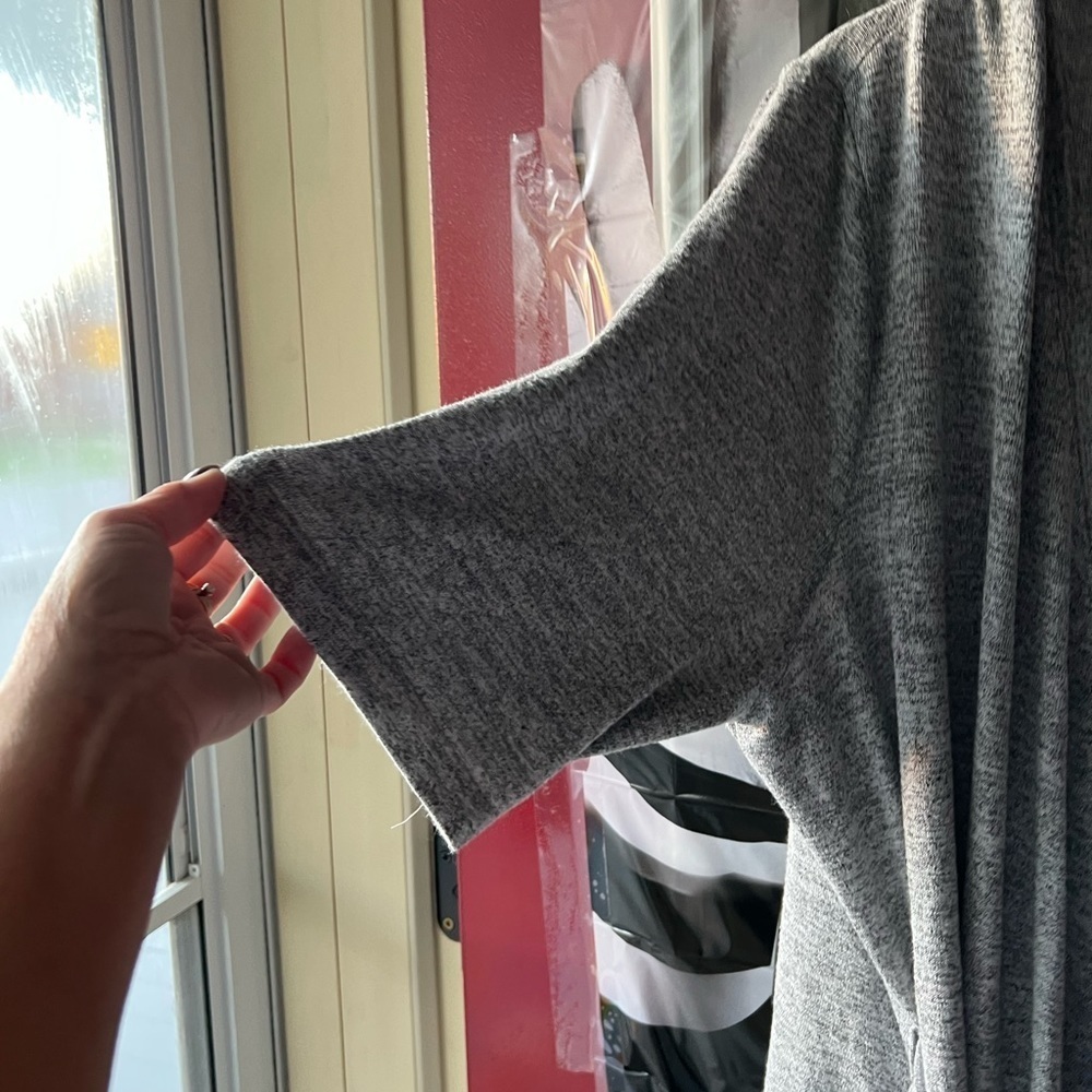 𝅺PLUS Size Wrap Sweater - Picture 2 of 7